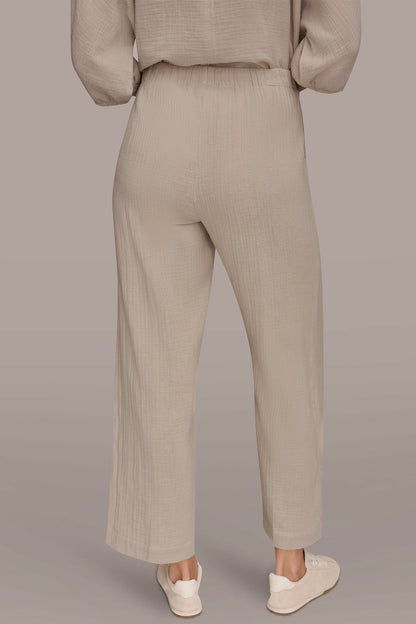 Donna Karan MID-RISE STRAIGHT-LEG PANT