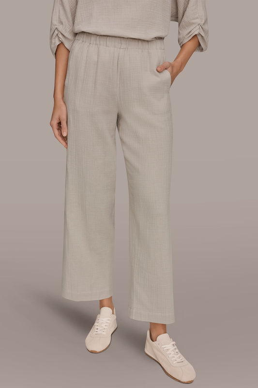 Donna Karan MID-RISE STRAIGHT-LEG PANT