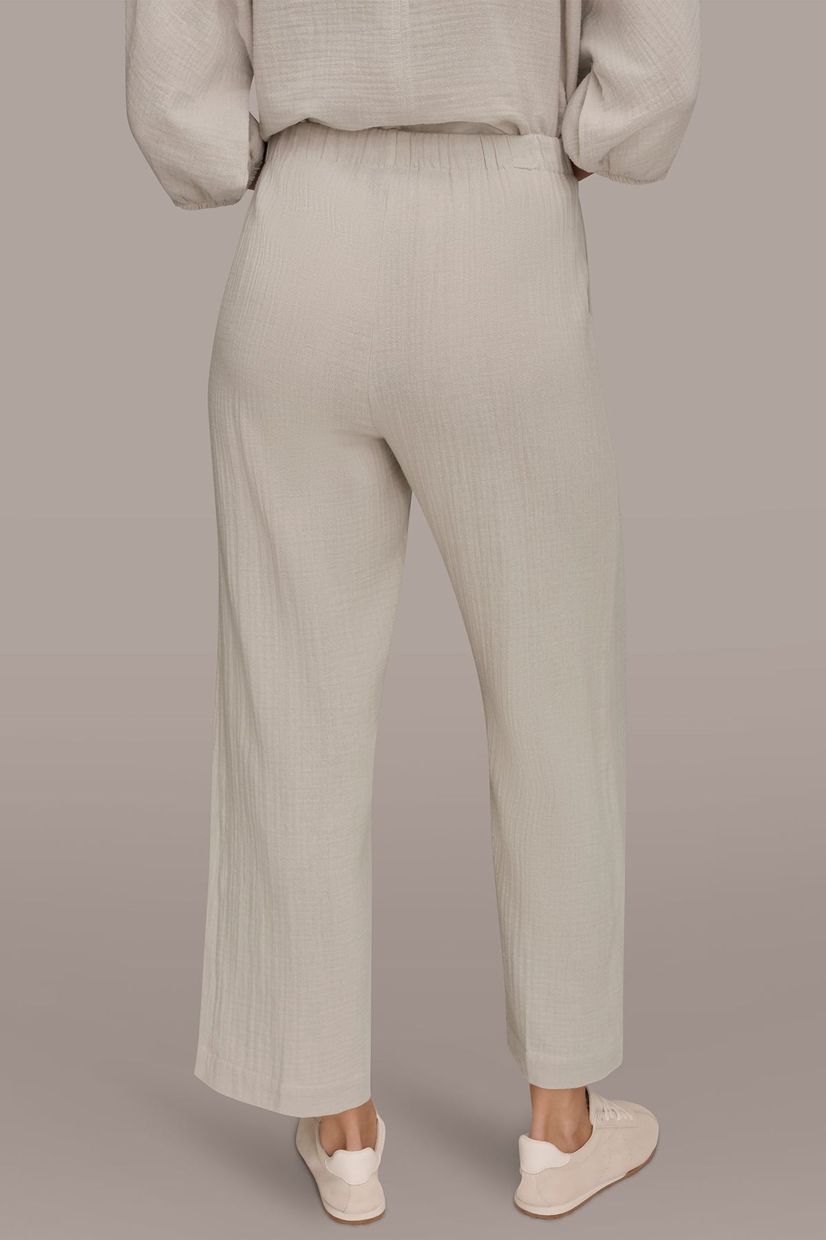 Donna Karan MID-RISE STRAIGHT-LEG PANT