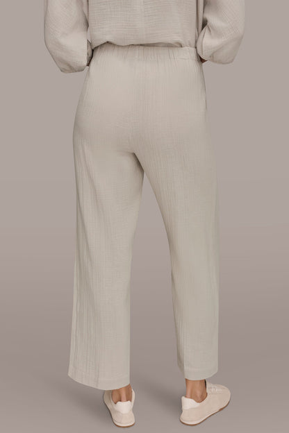 Donna Karan MID-RISE STRAIGHT-LEG PANT