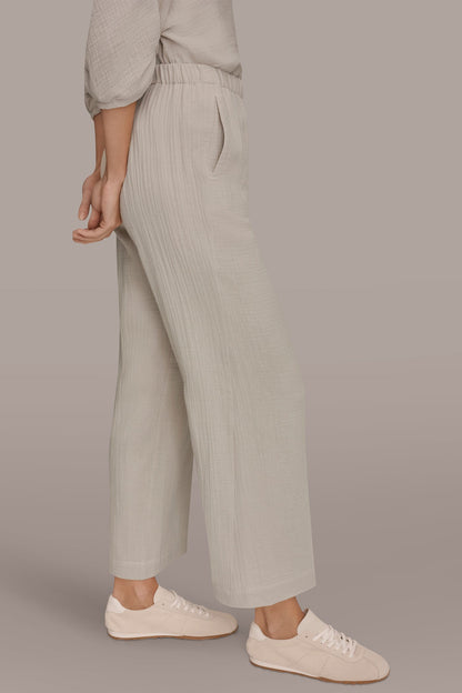 Donna Karan MID-RISE STRAIGHT-LEG PANT