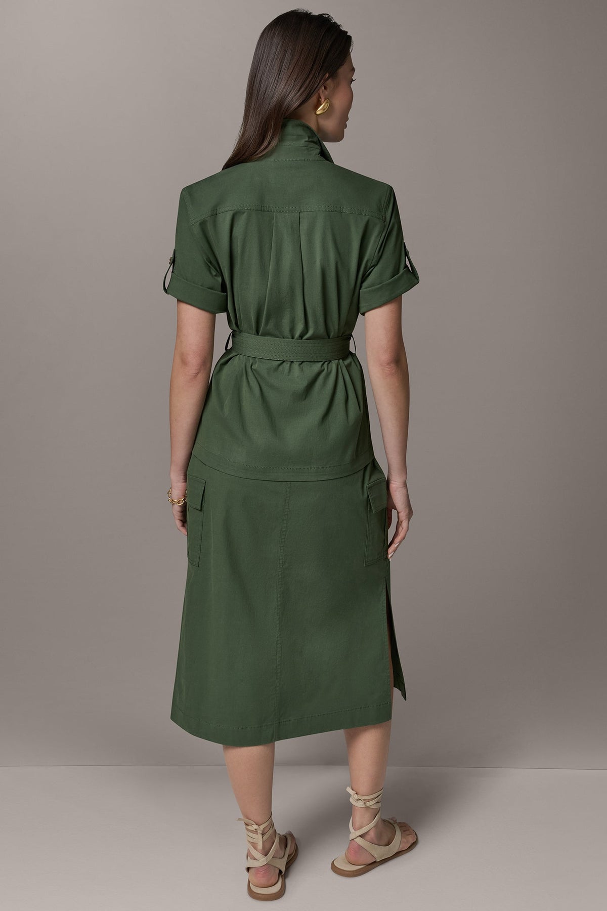 Donna Karan SHORT SLEEVE SAFARI JACKET