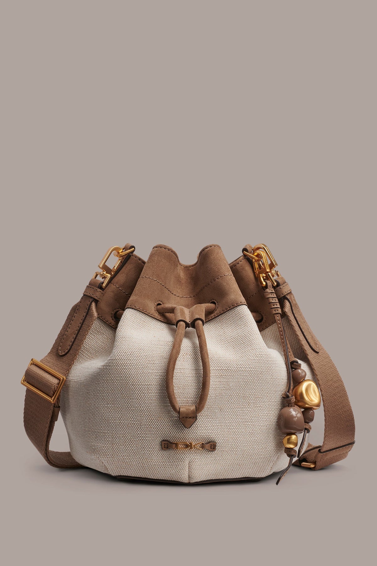 Donna Karan WEEKEND CANVAS BUCKET BAG