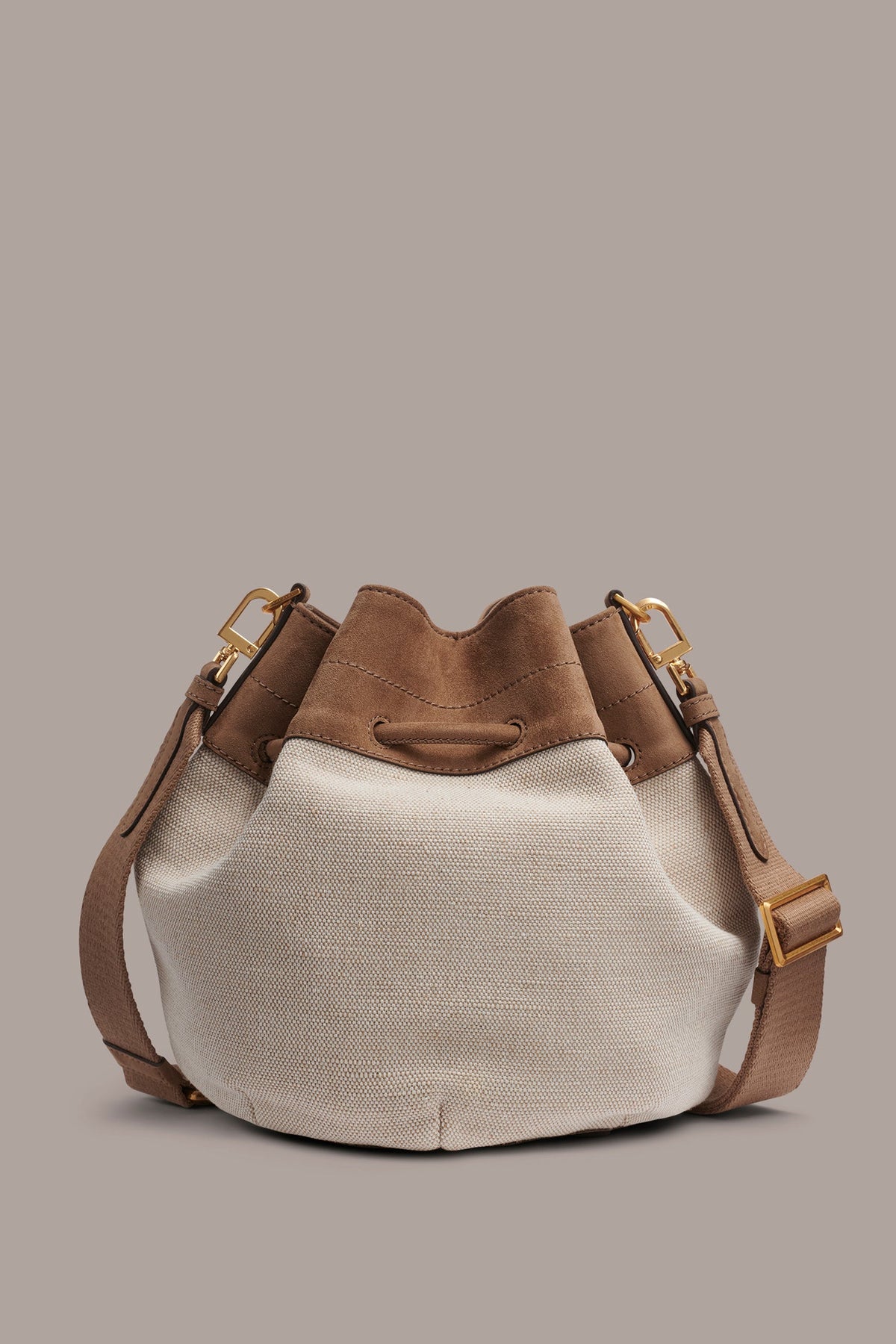 Donna Karan WEEKEND CANVAS BUCKET BAG