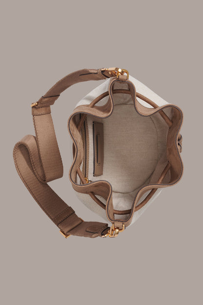 Donna Karan WEEKEND CANVAS BUCKET BAG