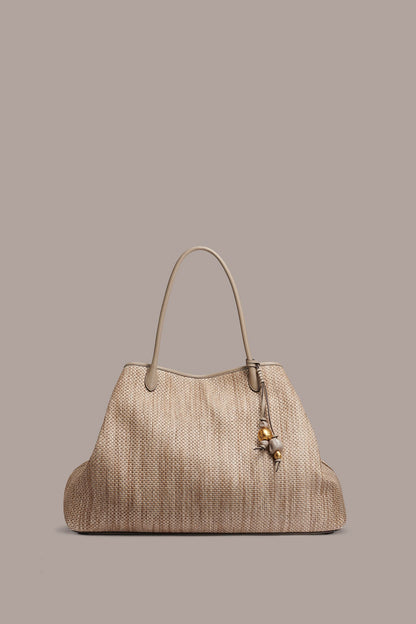 Donna Karan WEEKEND EXTRA LARGE RAFFIA TOTE