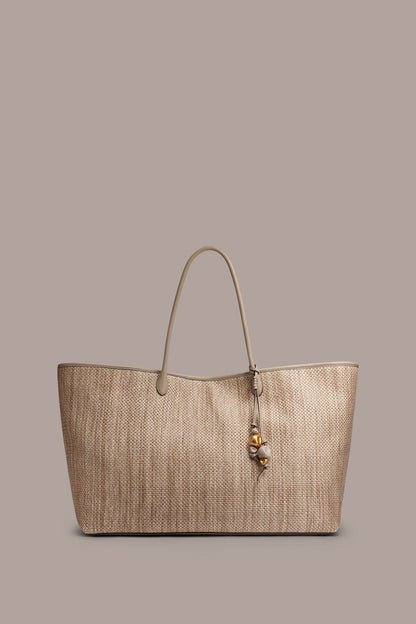 Donna Karan WEEKEND EXTRA LARGE RAFFIA TOTE