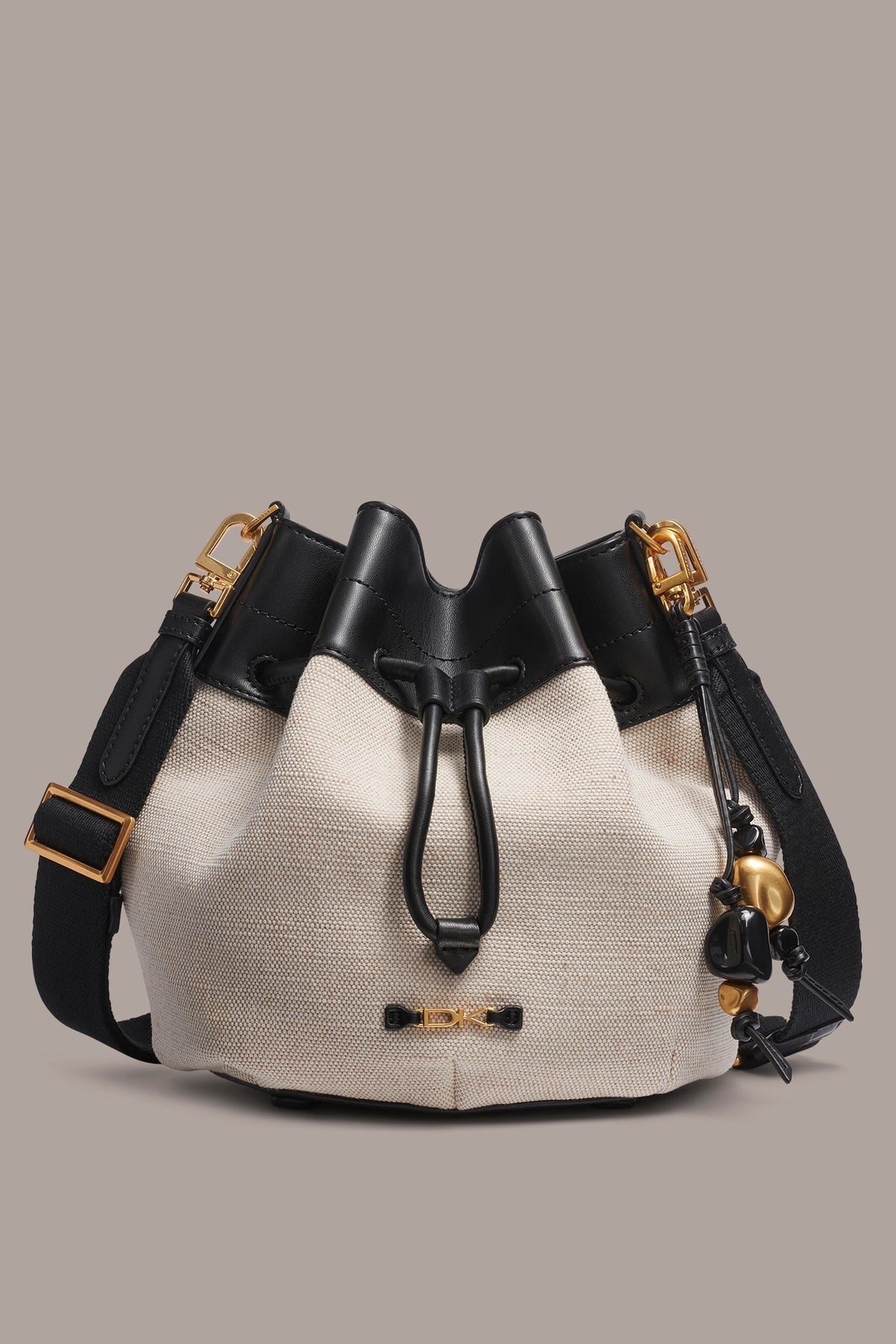 Donna Karan WEEKEND CANVAS BUCKET BAG
