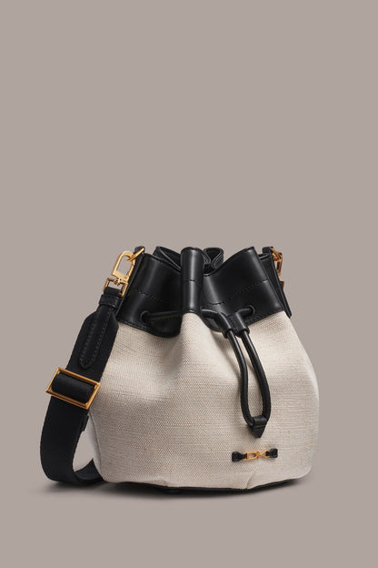 Donna Karan WEEKEND CANVAS BUCKET BAG