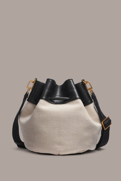 Donna Karan WEEKEND CANVAS BUCKET BAG