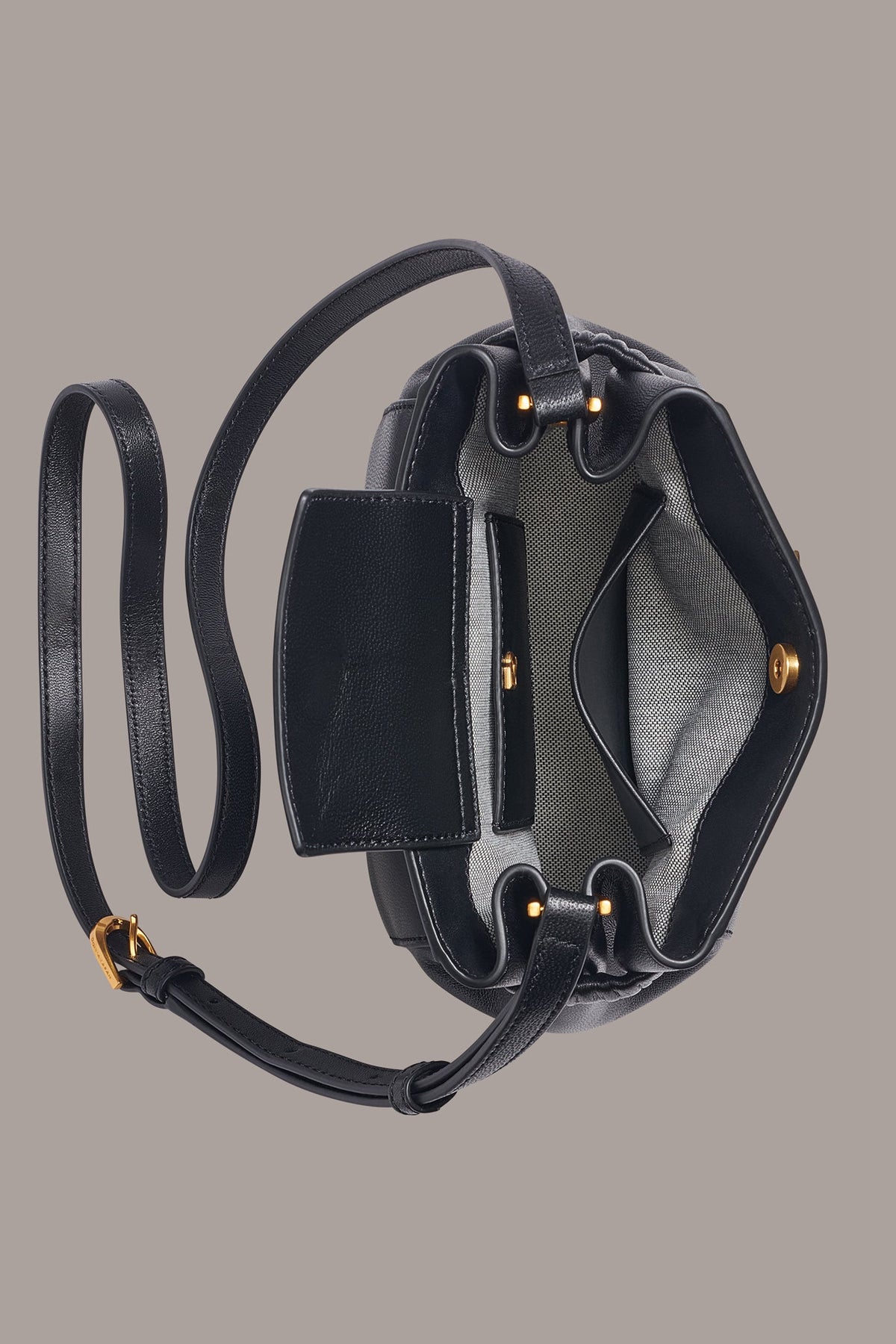 Donna Karan GINGHAM LOGO CROSSBODY