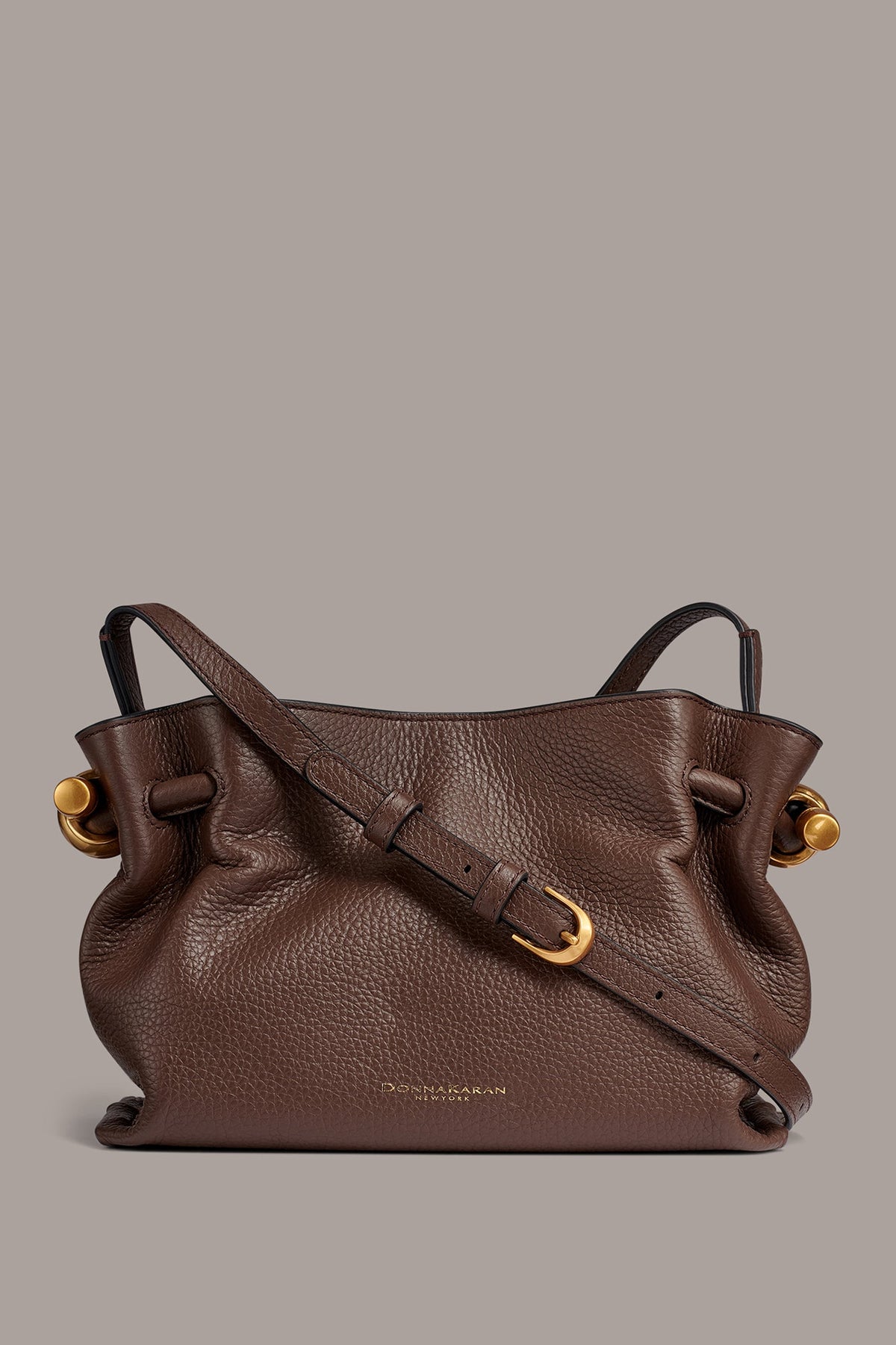 Donna Karan CASHMERE LEATHER CROSSBODY BAG