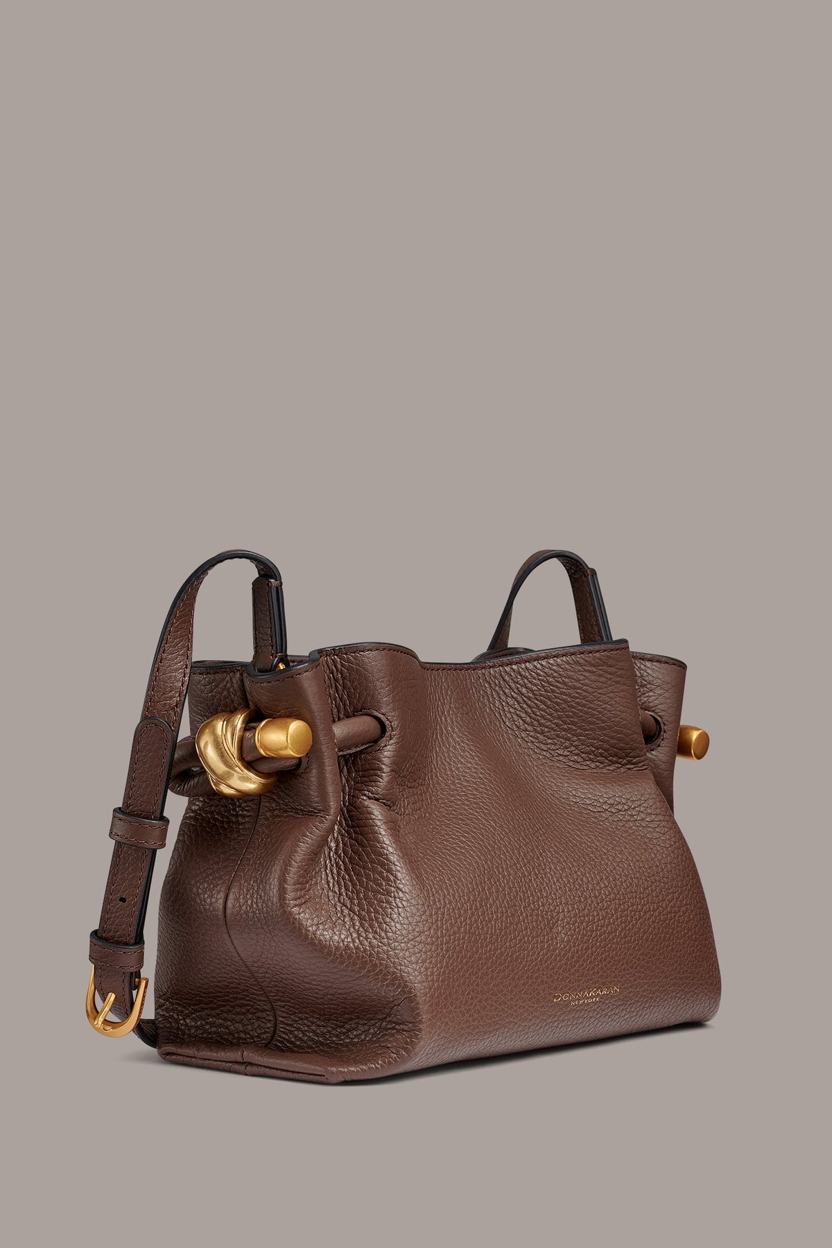 Donna Karan CASHMERE LEATHER CROSSBODY BAG