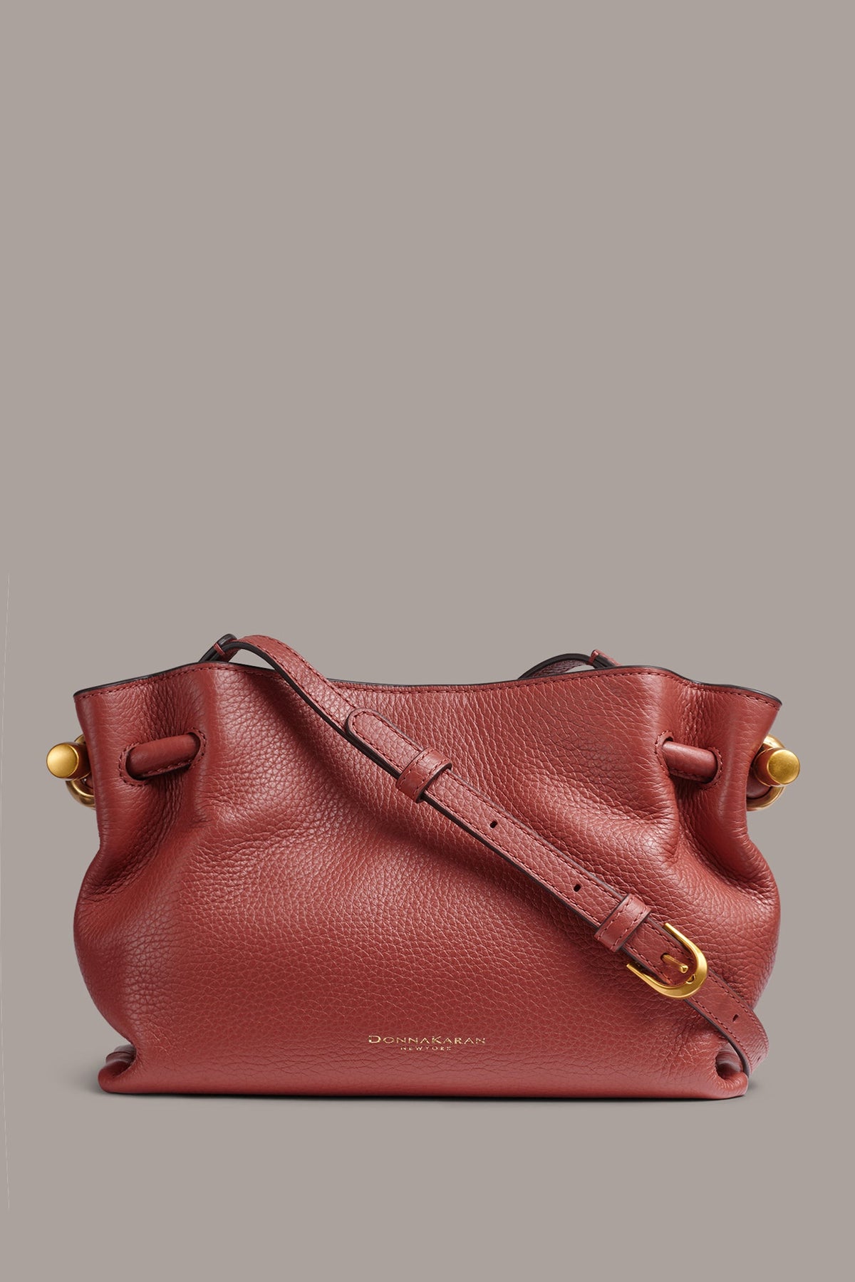 Donna Karan CASHMERE LEATHER CROSSBODY BAG