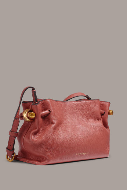 Donna Karan CASHMERE LEATHER CROSSBODY BAG