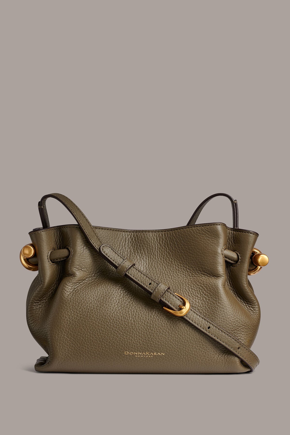 Donna Karan CASHMERE LEATHER CROSSBODY BAG