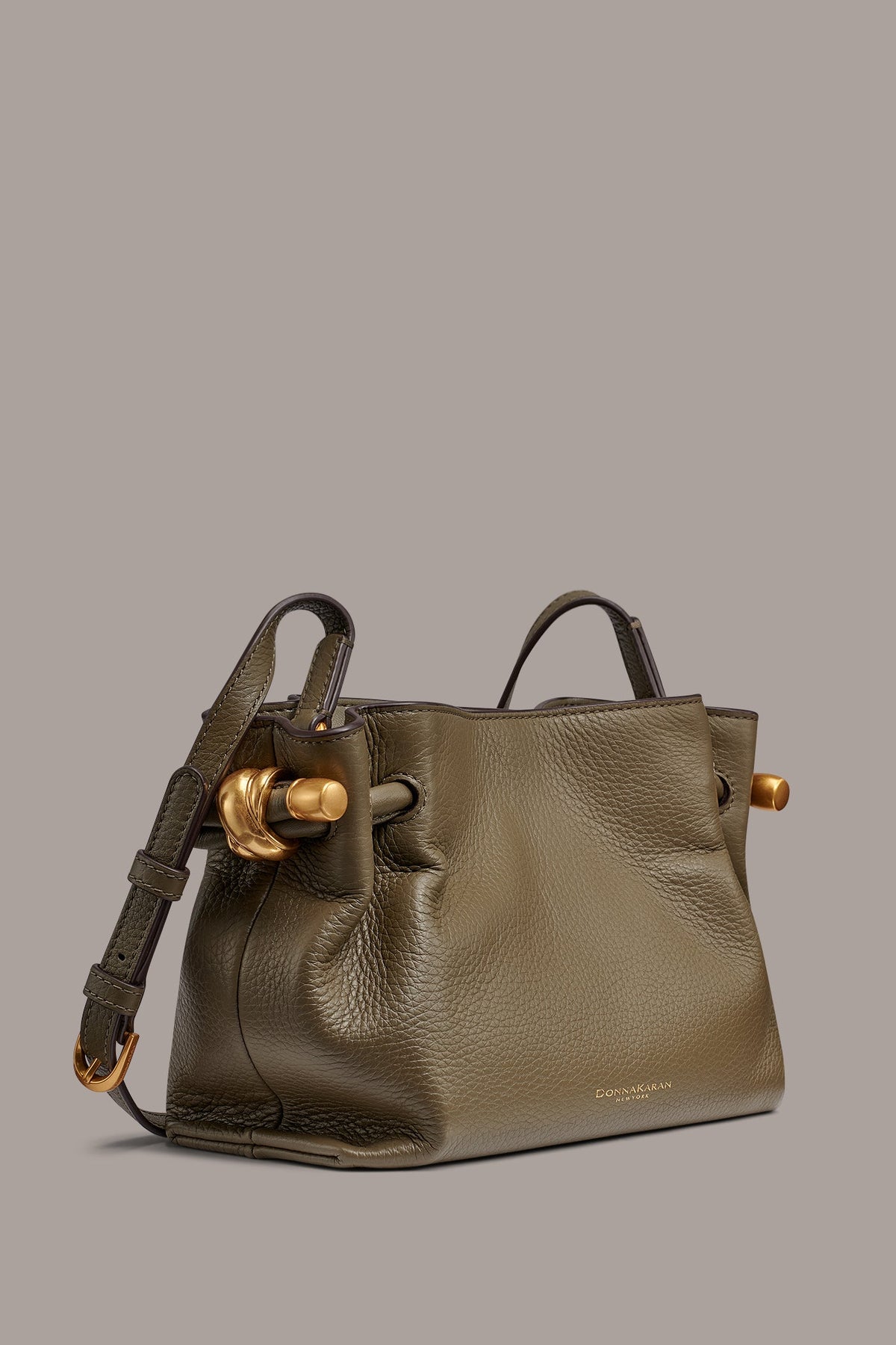 Donna Karan CASHMERE LEATHER CROSSBODY BAG