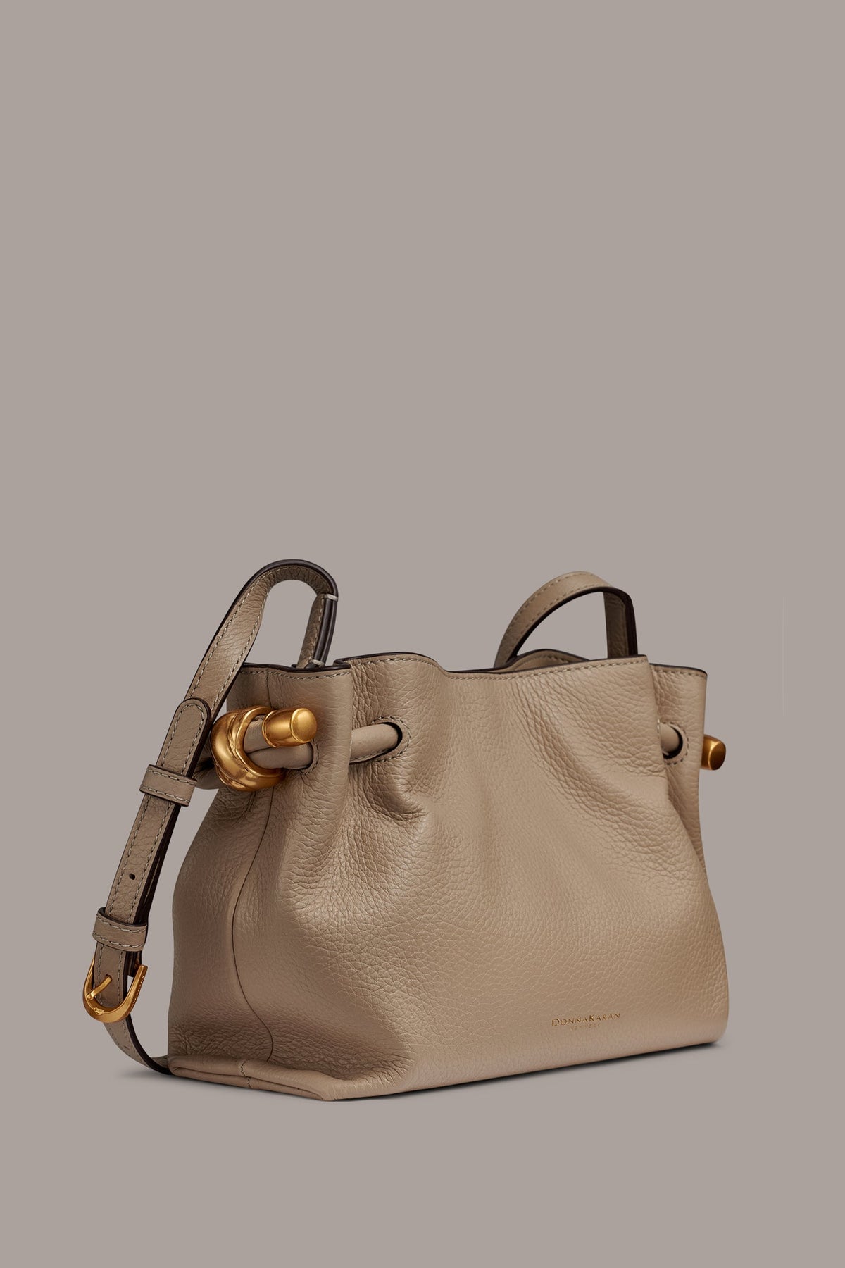 Donna Karan CASHMERE LEATHER CROSSBODY BAG