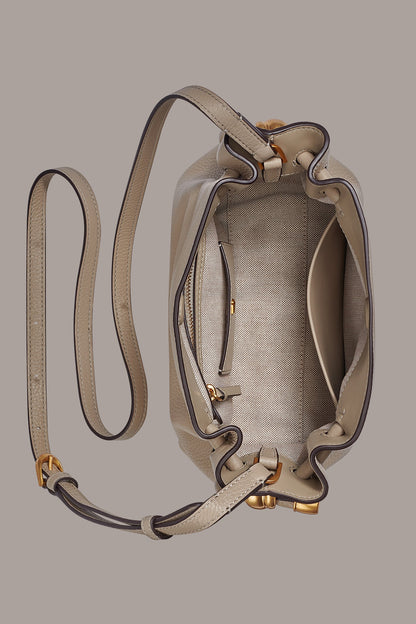 Donna Karan CASHMERE LEATHER CROSSBODY BAG