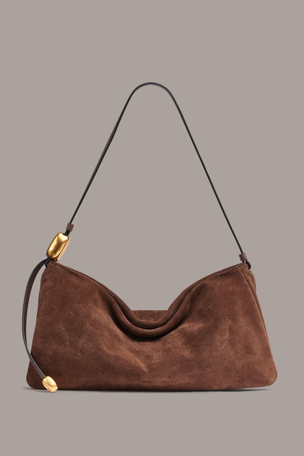 Donna Karan VELVET LARGE SHOULDER BAG
