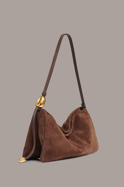 Donna Karan VELVET LARGE SHOULDER BAG