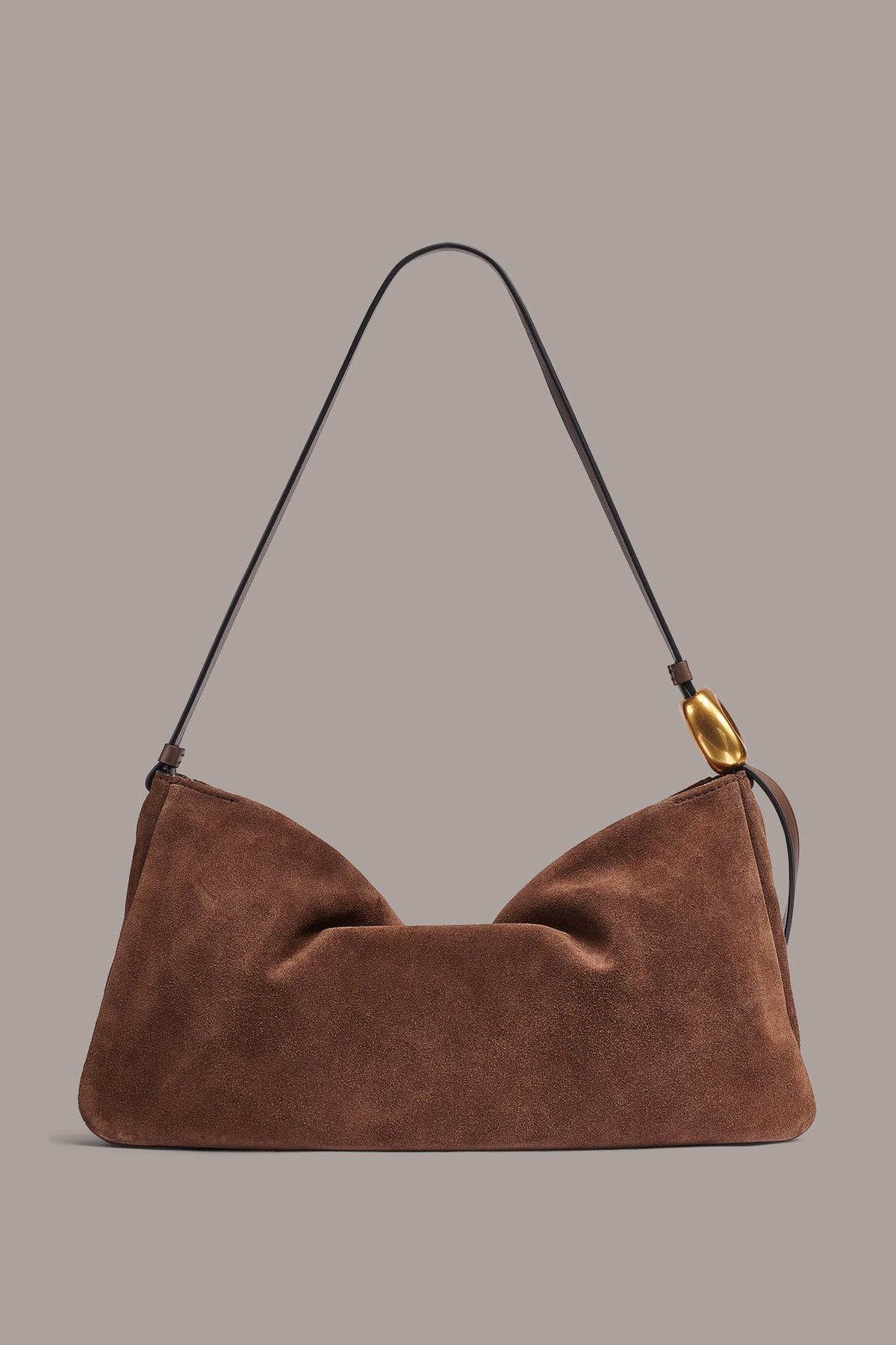 Donna Karan VELVET LARGE SHOULDER BAG