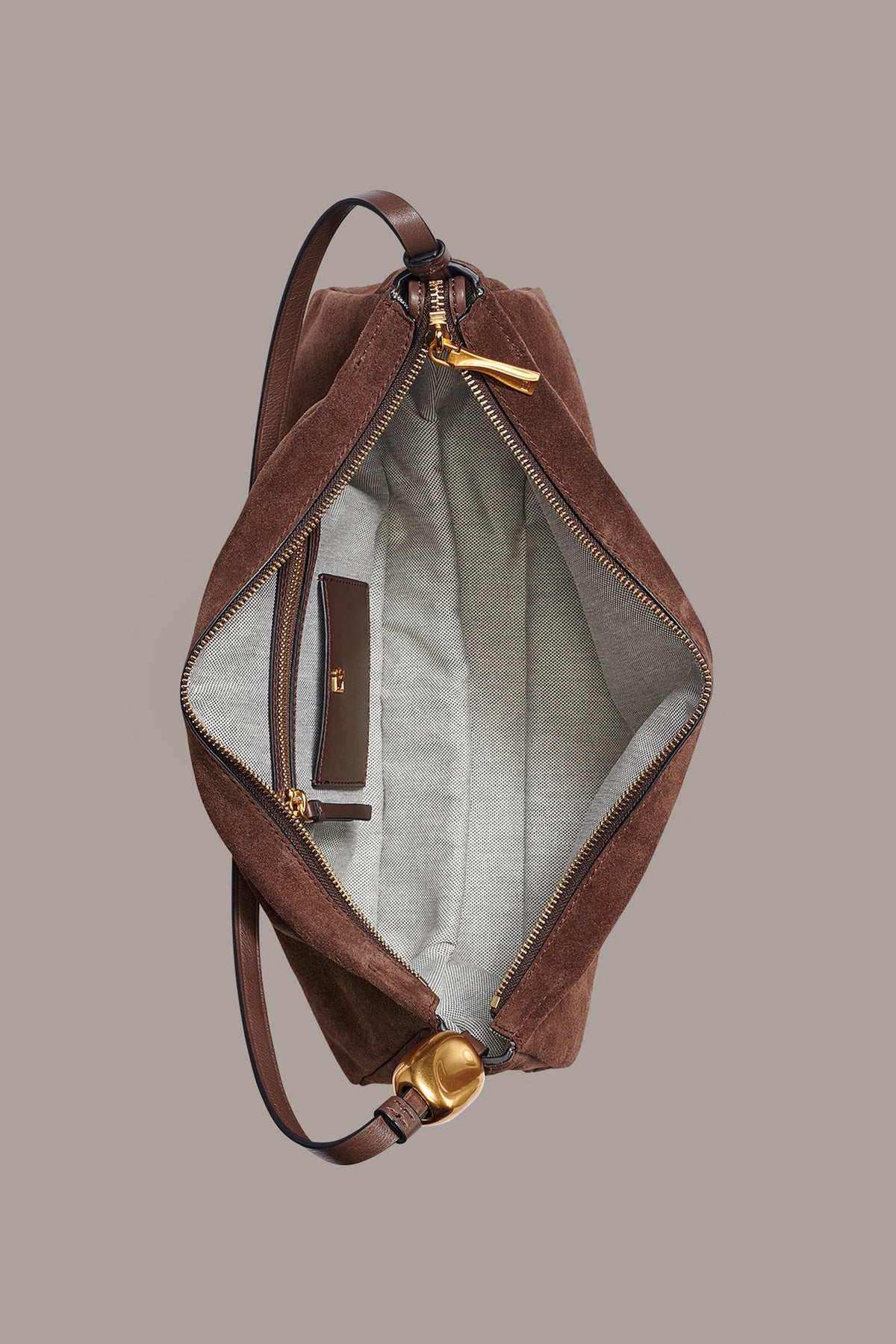 Donna Karan VELVET LARGE SHOULDER BAG