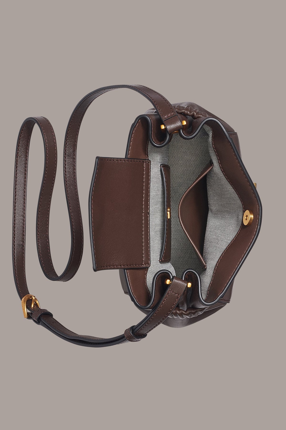 Donna Karan GINGHAM LOGO CROSSBODY