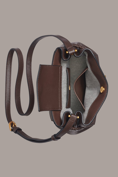 Donna Karan GINGHAM LOGO CROSSBODY
