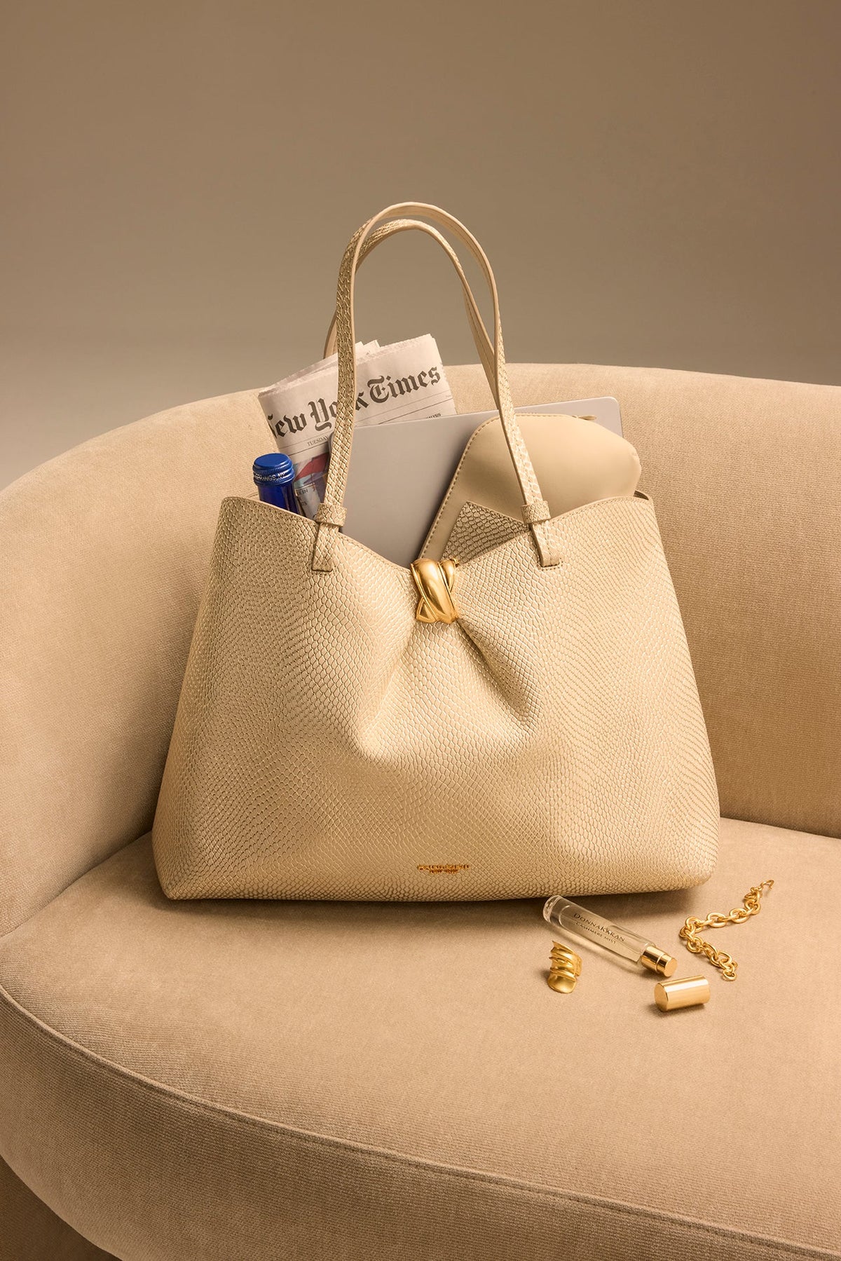 Donna Karan CAMBRIC SNAKE TOTE