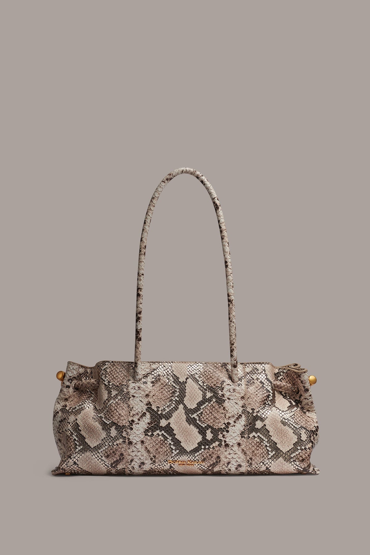 Donna Karan CASHMERE SNAKE-EFFECT MEDIUM TOTE