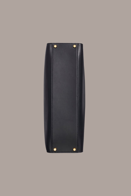 Donna Karan MERINO LEATHER LOGO TOTE