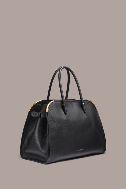 Donna Karan SATIN LEATHER TOTE