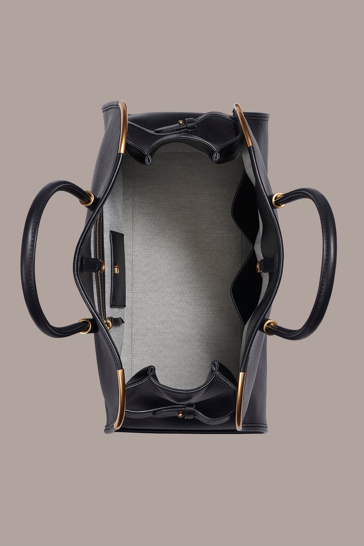 Donna Karan SATIN LEATHER TOTE
