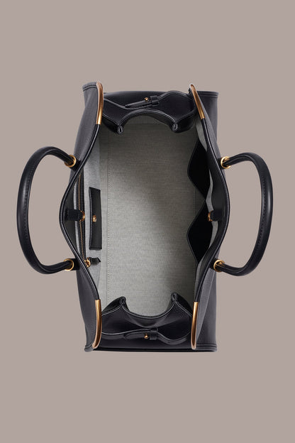 Donna Karan SATIN LEATHER TOTE