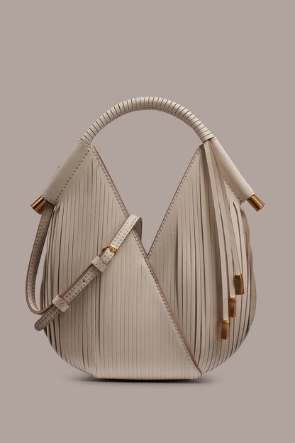 Donna Karan BALDWIN LASER-CUT LEATHER MICRO CROSSBODY BAG