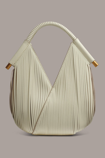 Donna Karan BALDWIN LASER-CUT LEATHER MICRO CROSSBODY BAG