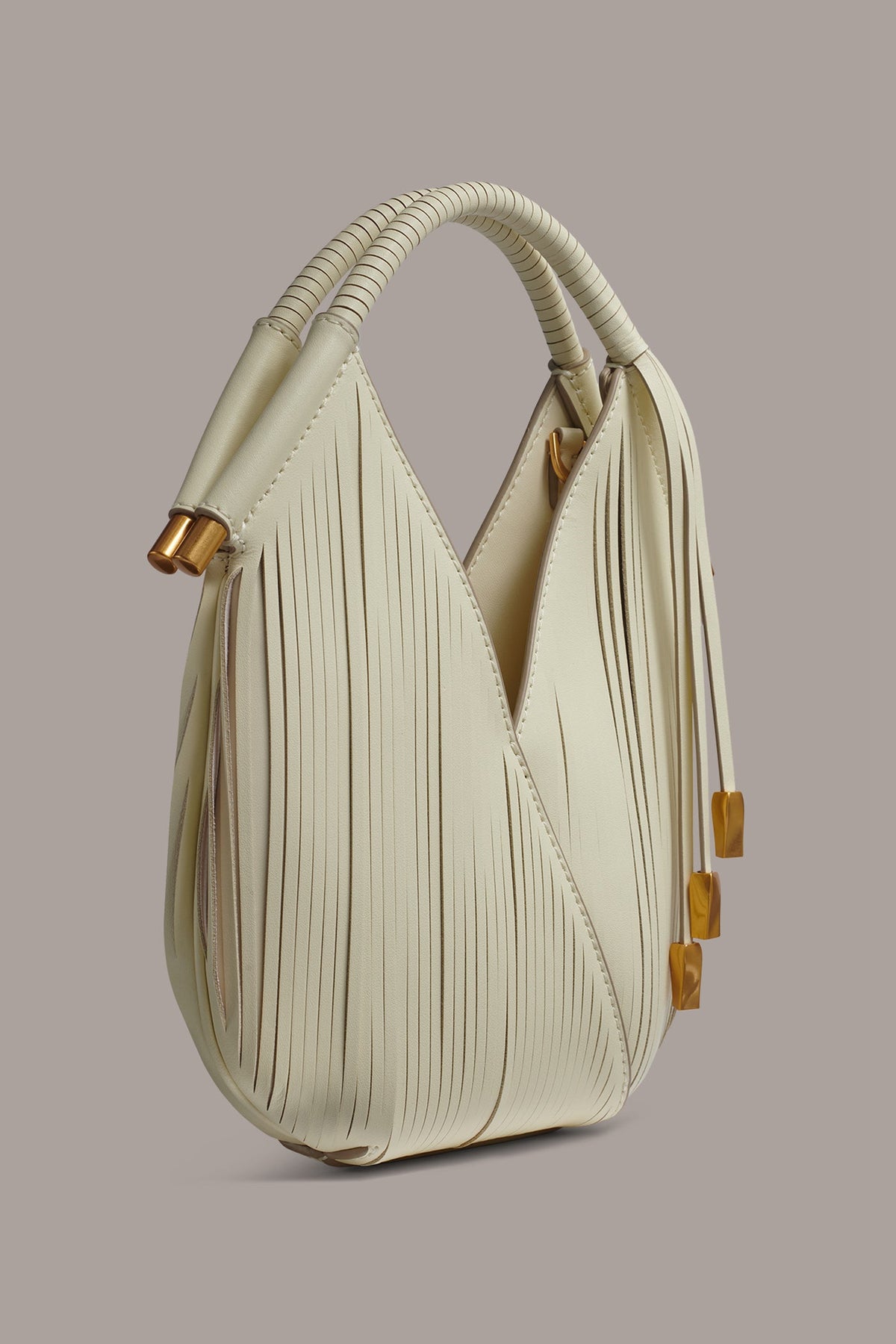 Donna Karan BALDWIN LASER-CUT LEATHER MICRO CROSSBODY BAG