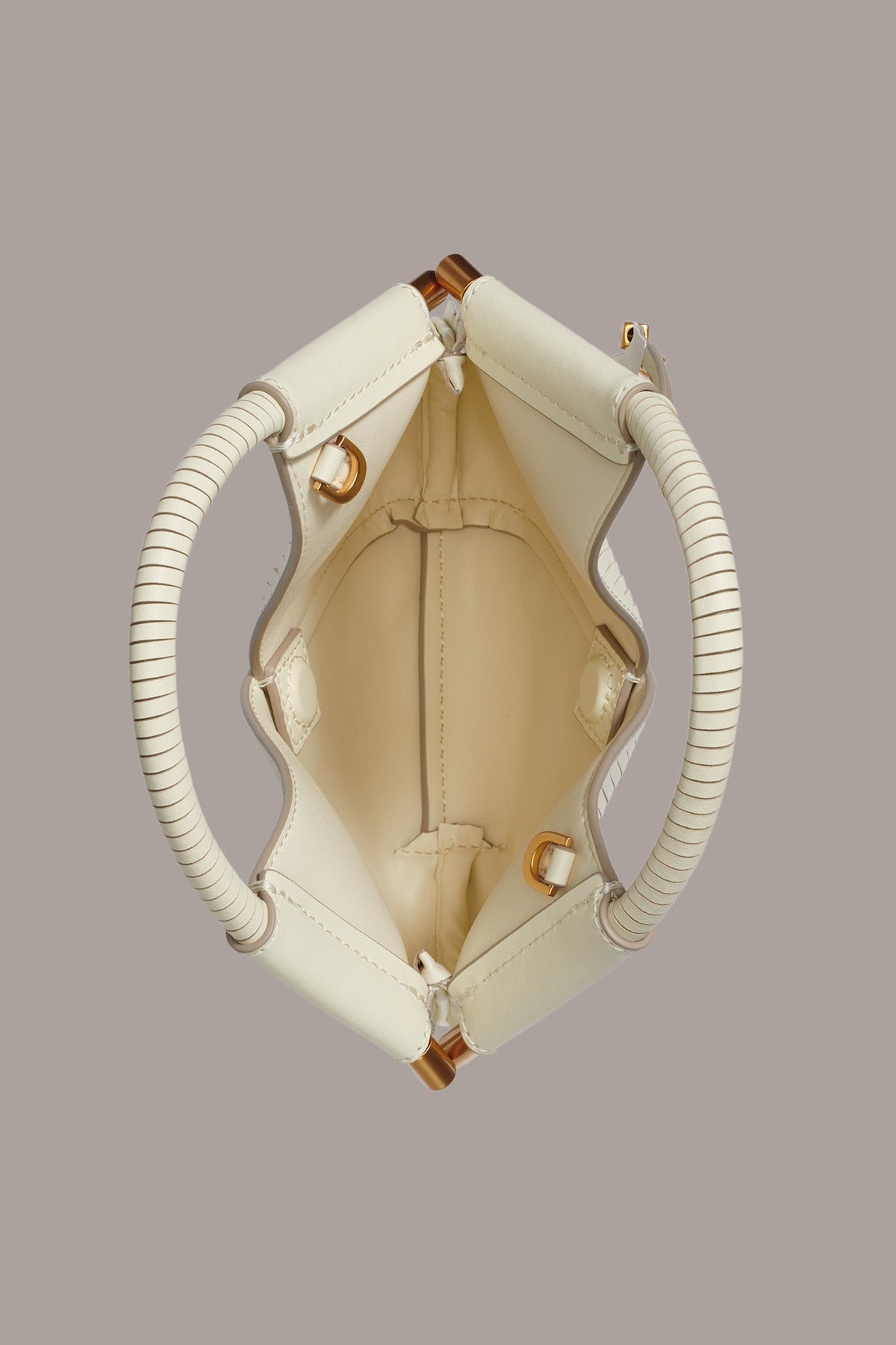Donna Karan BALDWIN LASER-CUT LEATHER MICRO CROSSBODY BAG