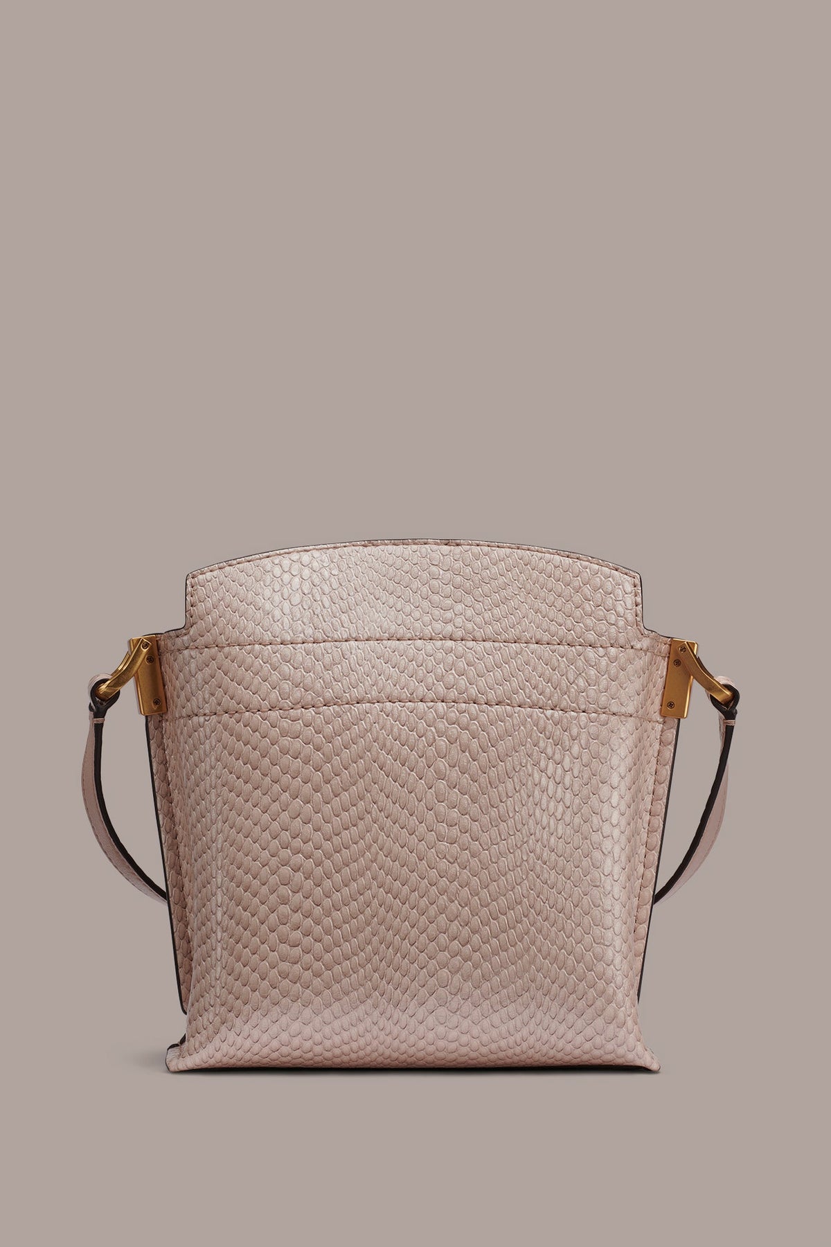 Donna Karan BRIDGEHAMPTON SNAKE-EFFECT LEATHER CROSSBODY BAG