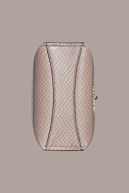 Donna Karan BRIDGEHAMPTON SNAKE-EFFECT LEATHER CROSSBODY BAG