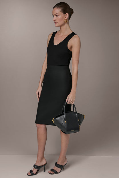 Donna Karan BALDWIN LEATHER CROSSBODY BAG