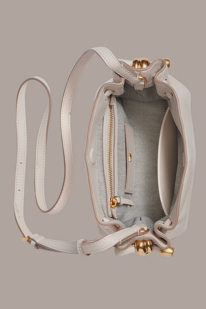 Donna Karan CASHMERE LEATHER CROSSBODY BAG