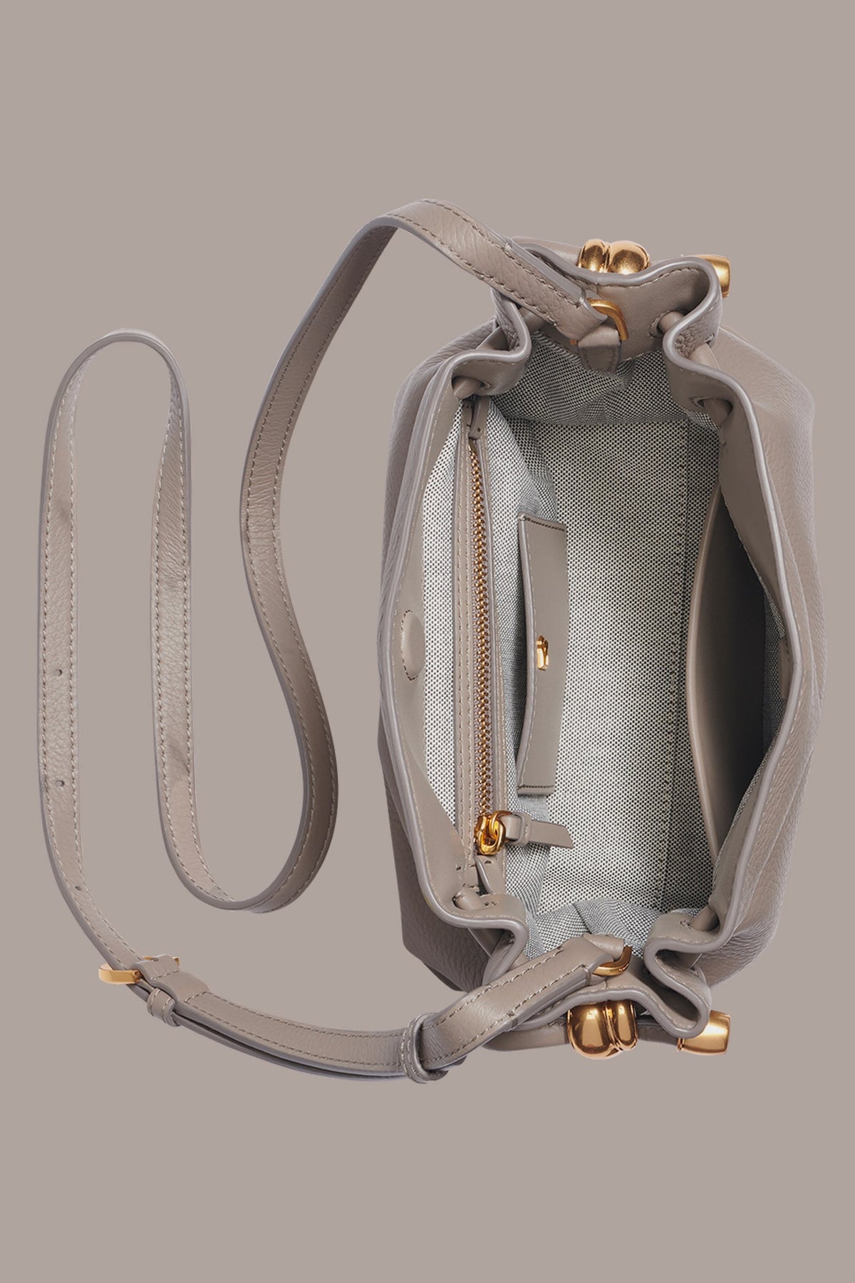 Donna Karan CASHMERE LEATHER CROSSBODY BAG