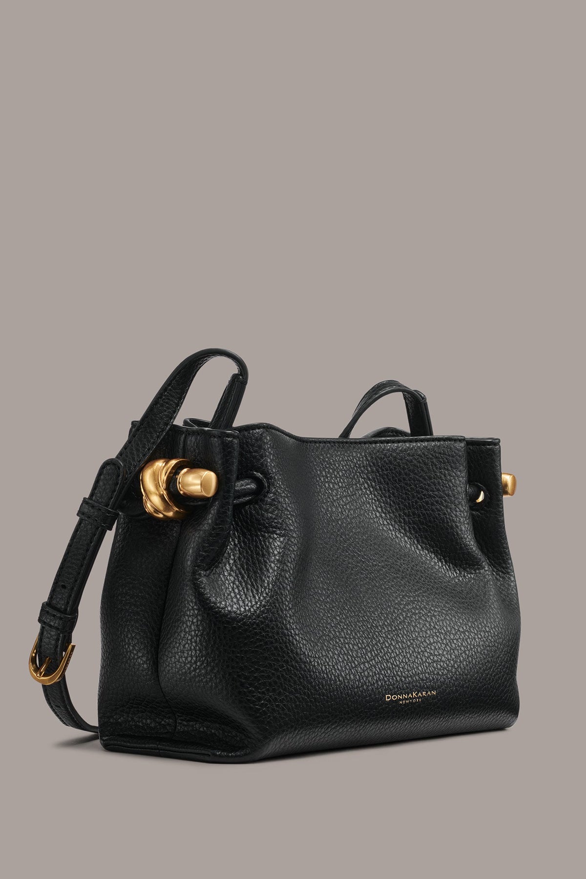 Donna Karan CASHMERE LEATHER CROSSBODY BAG