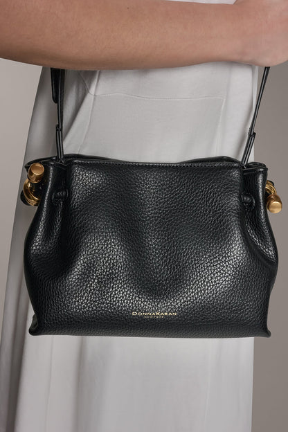 Donna Karan CASHMERE LEATHER CROSSBODY BAG