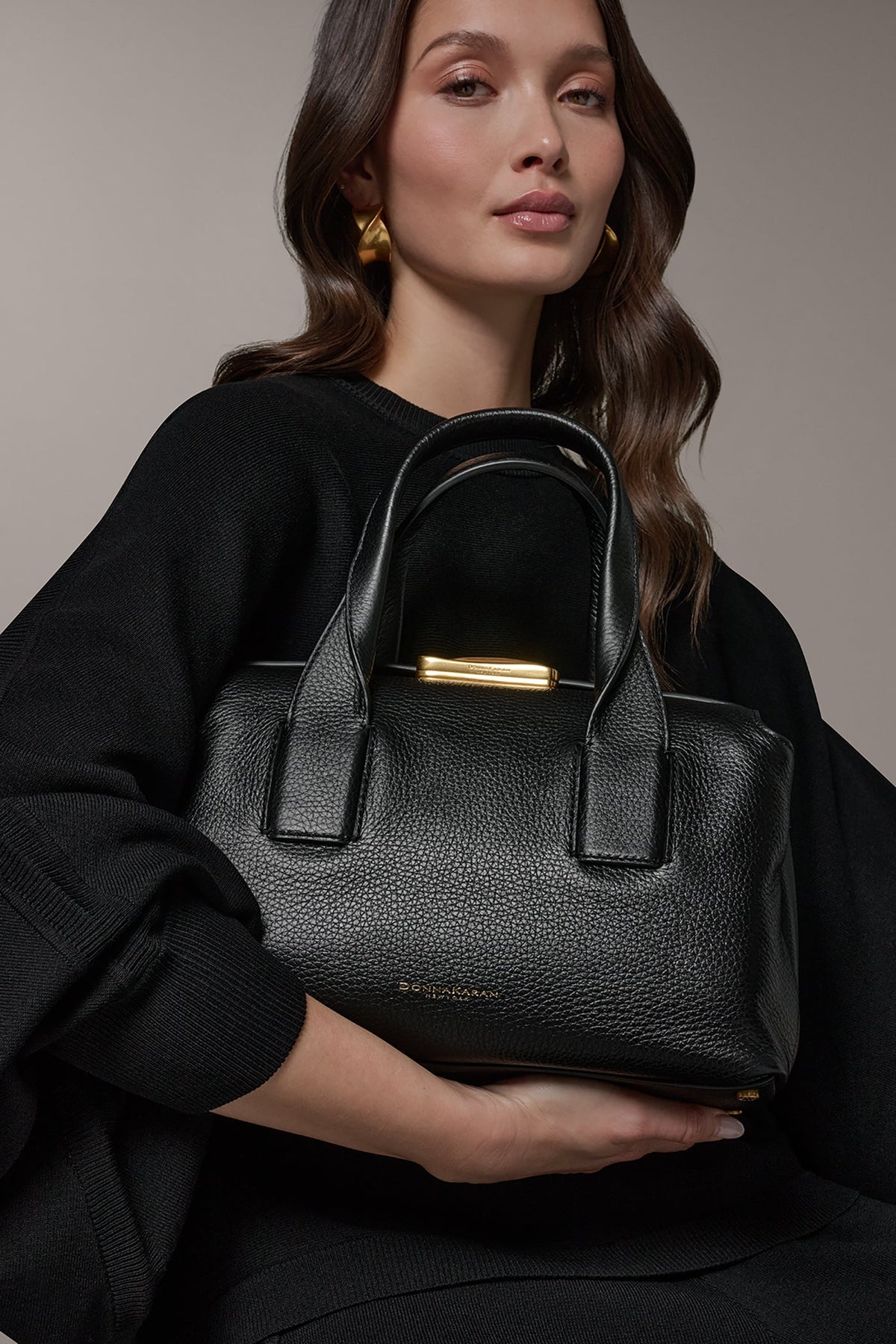 Donna Karan AMAGANSETT LEATHER SATCHEL BAG