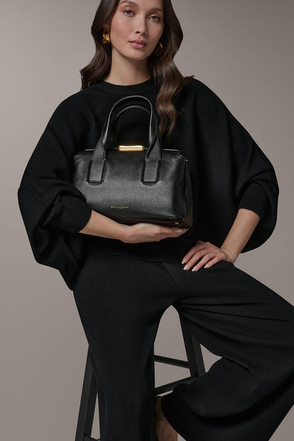 Donna Karan AMAGANSETT LEATHER SATCHEL BAG