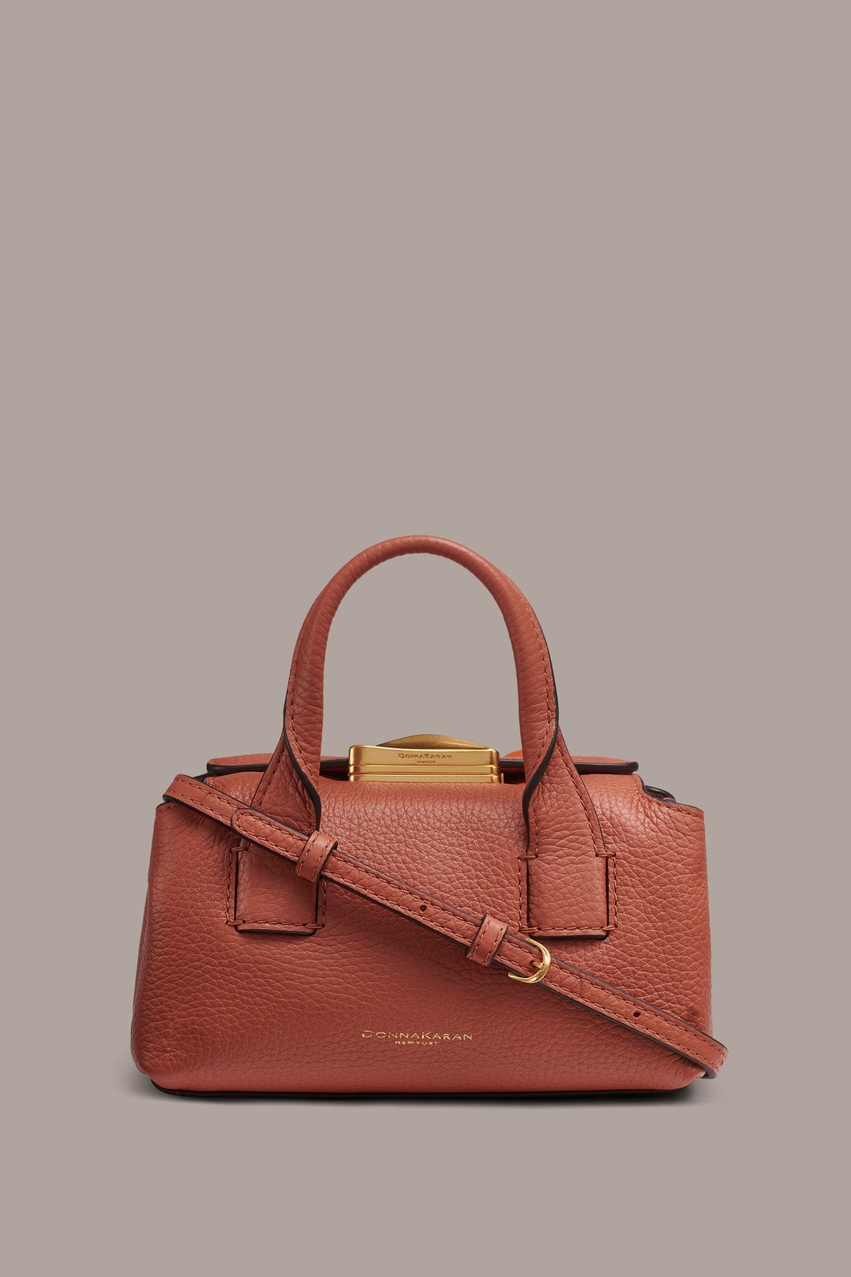 Donna Karan AMAGANSETT LEATHER MINI SATCHEL BAG