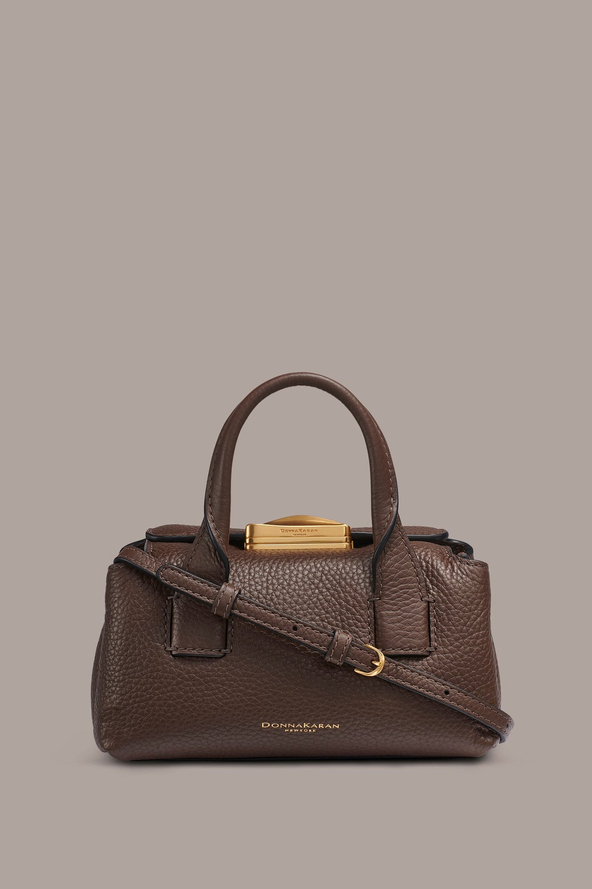 Donna Karan AMAGANSETT LEATHER MINI SATCHEL BAG